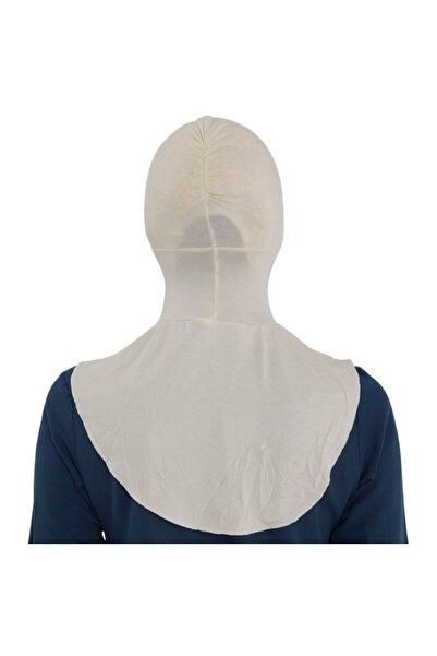 Aydın Bone قبعة قطنية ممشطة سوداء مع ياقة للرقبة