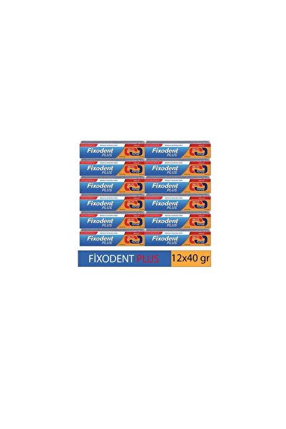 Fixodent Plus 40 Gr 12 X 40 Gr Skt06.2025
