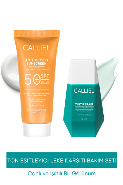 CALLİEL Ton Eşitleyici Leke Karşıtı Bakım Seti