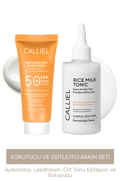 CALLİEL Yüksek Korumalı, Leke Karşıtı ve Eşitleyici Bakım Seti