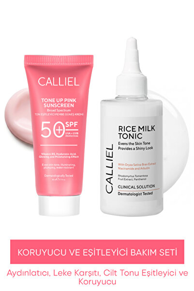 CALLİEL Ton Eşitleyici, Leke Karşıtı ve Koruma Etkili Bakım Seti