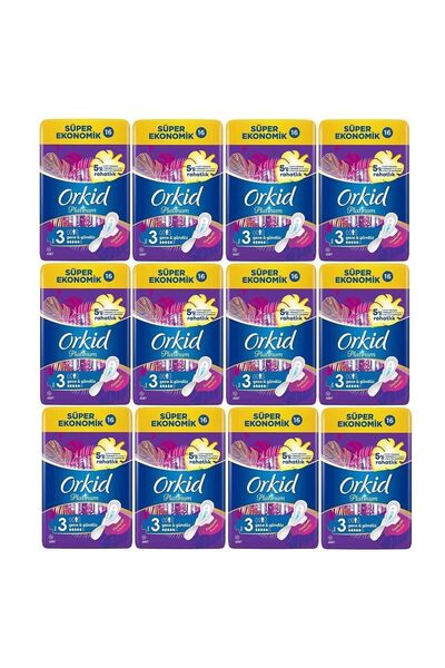 Orkid Platinum Hygienic Pads Day & Night 192 Pieces Mother Daughter Package (64x3)