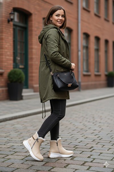 M.P. Cristy Зручна підошва Тепла підкладка Хутряна блискавка Спортивні жіночі...