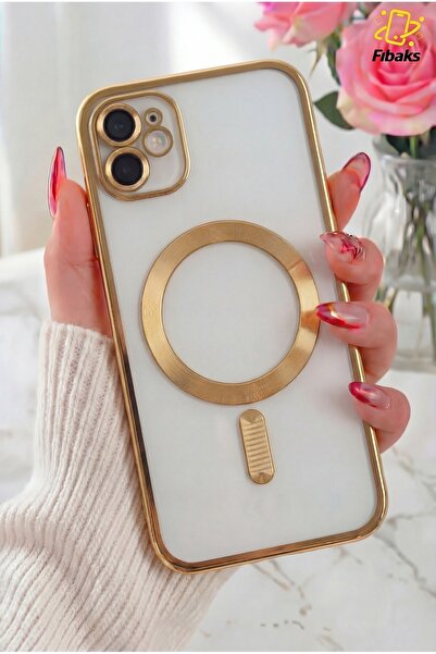 Fibaks iPhone 11 Kılıf Kamera Lens Korumalı Magsafe Şarj Kilifi Şeffaf Renkli...