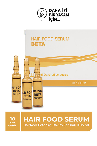 Hhs Hairfood Beta Kepek ve Karşıtı Saç Bakım Serumu 10x5 ml - Çay Ağacı & Bib...