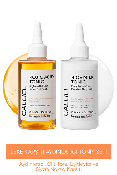 CALLİEL Aydınlatıcı ve Canlandırıcı Leke Karşıtı Bakım Seti