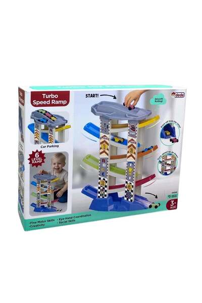 DEDE Oyuncak Turbo Hız Rampası 6 Katlı 04098