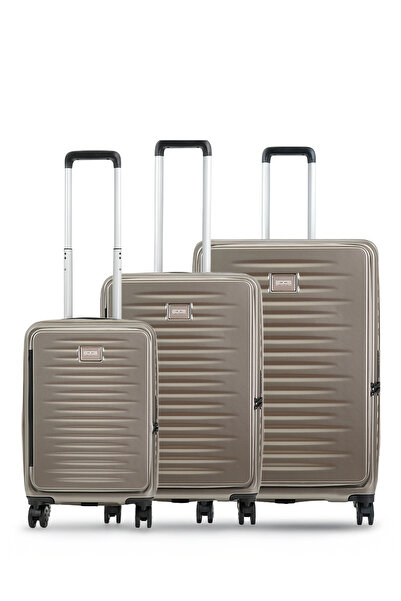 GROUND Fairytale 3’lü Körüklü Valiz Seti Vizon - 10740