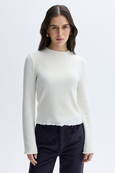 Mudo Twill Blouse with Loose Sleeves