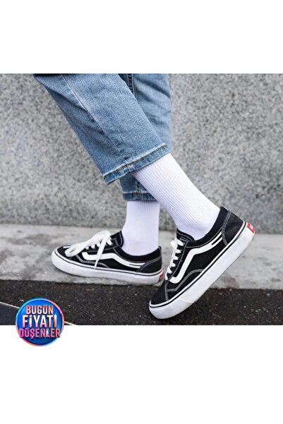 Genel Markalar 3 Çift Dilkişsiz Çorap Dayanaklı Esnek Günlük Spor Kullanım Er...