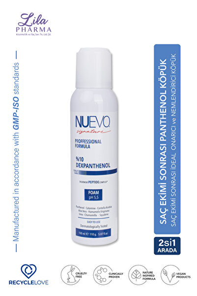 Nuevo Signature 10% Panthenol Foam After Hair Transplant 150 ml