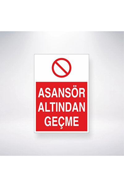 Reysa Tasarım Passing through Elevator 21X35 Back Adhesive Sticker