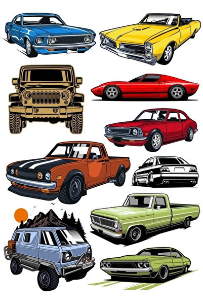 Reysa Tasarım مجموعة ملصقات السيارات - 5 9 قطع للهاتف، والكمبيوتر اللوحي، وال...