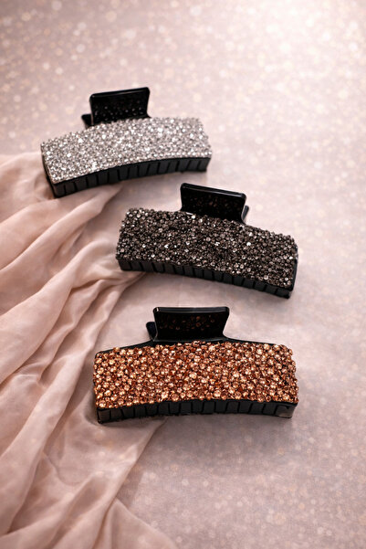 Hayals Kristal Taşlı Toka Seti 3’lü