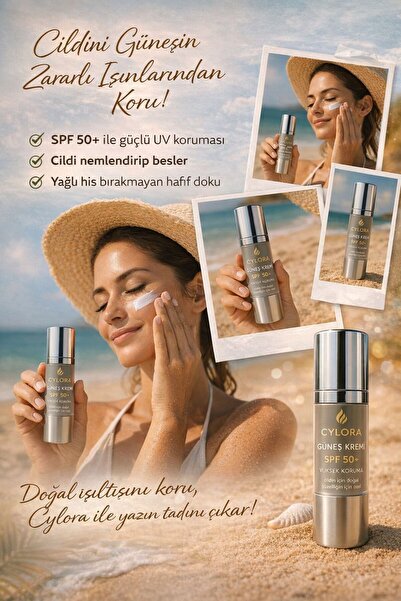 Cylora GÜNEŞ KREMİ SPF 50+ YÜKSEK KORUMA