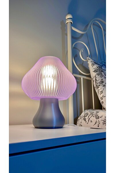 Lumba Design Mantar Gece Lambası Dekoratif Abajur Aydınlatma