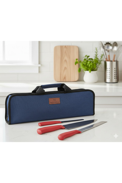 NEMACH Bıçak Taşıma Çantası 11 Cepli Oxford Kumaş