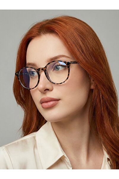 funeyes نظارات Asude مستديرة لامعة من المعدن على شكل فهد، نظارات مرنة خفيفة ا...