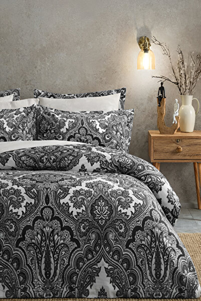 İQON Crni Jednokrevetno elastični set navlaka za poplun