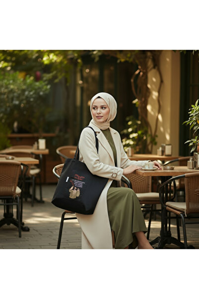 Bordglow حقيبة الشاطئ السوداء - مناسبة لللكم - قماش الجبردين - بوردجلو