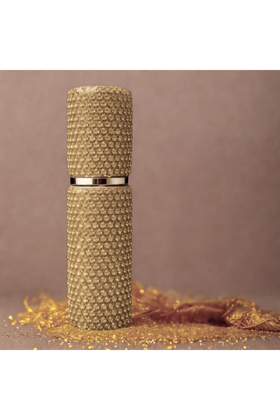 Juene Kristal Desenli Işıltılı Seyahat Parfüm Şişesi 10 ml \ Taşınabilir \ Pa...