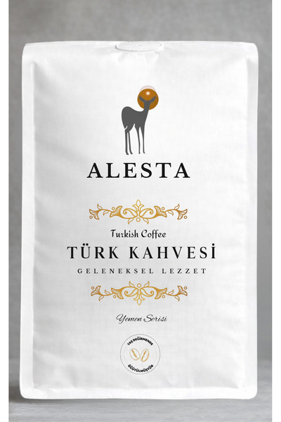 Alesta Coffee Taş Değirmen Türk Kahvesi 50gr. / Yemen Serisi / Orta Kavrum /