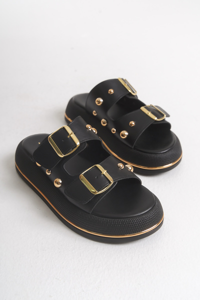 LDR Γυναικείες παντόφλες με αγκράφα Trock