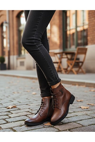 Castle Black Bot Taba Siyah - Boğaz Detaylı - 21891-1