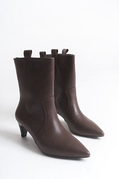 LDR Women's Heeled Pointed Toe Boots