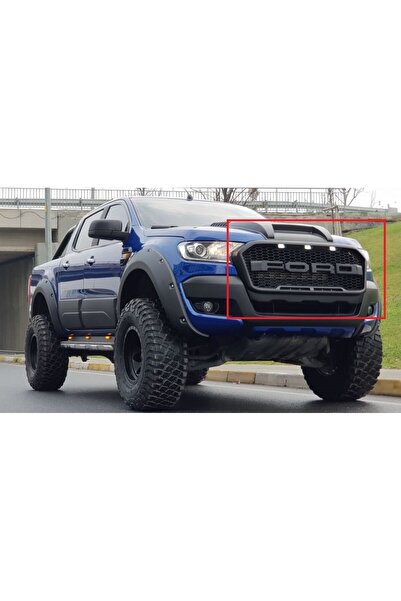 Genel Markalar AUTOGP Ranger t7 ön panjur komple ızgara 2016+ ledli raptor