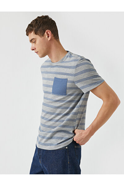 Koton Pruhované tričko do kapsy