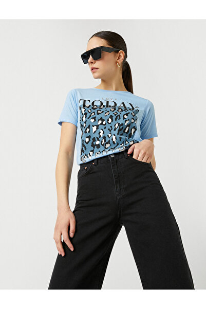 Koton Dámské modré tričko