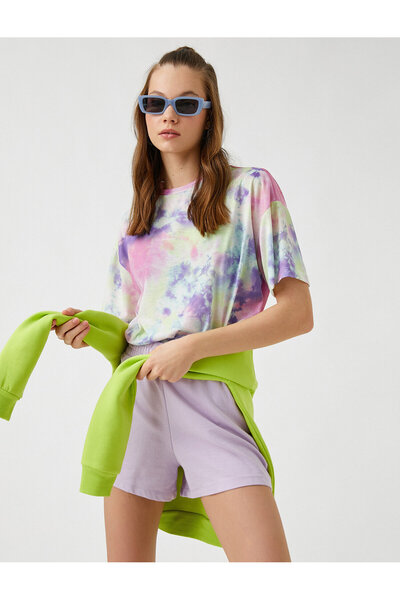 Koton Μπλουζάκι Tie-Dye Printed