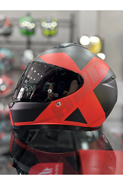 HJC C10 KASK TEZ MC1SF KIRMIZI KASK
