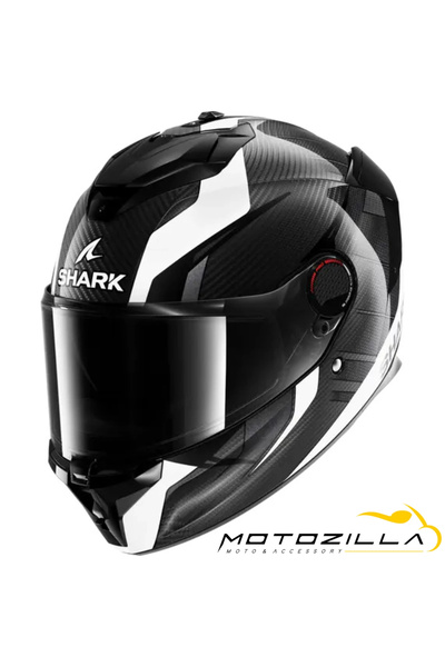 Shark SPARTAN GT PRO KARBON BEYAZ ŞEFFAF VİZÖRLÜ
