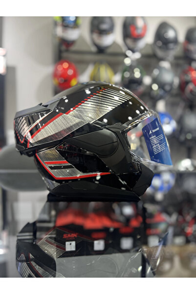 Shark OXO SİYAH 180 ÇENE AÇILIR KASK