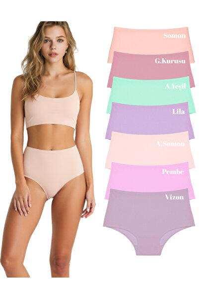 ROSEPERİ Chiloți de damă cu talie înaltă din bumbac moale Bato 5 buc. Chiloți...