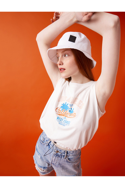 Koton Βαμβακερό εμπριμέ με επένδυση αθλητή