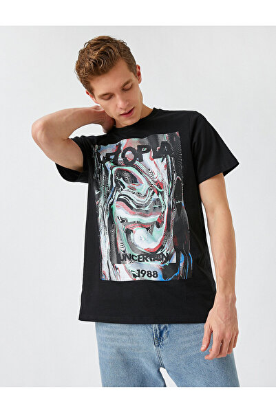 Koton Τυπική εφαρμογή εμπριμέ μπλουζάκι