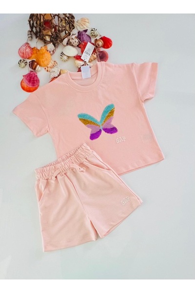 Alvadonna Butterfly Girl's Bottom Top Set