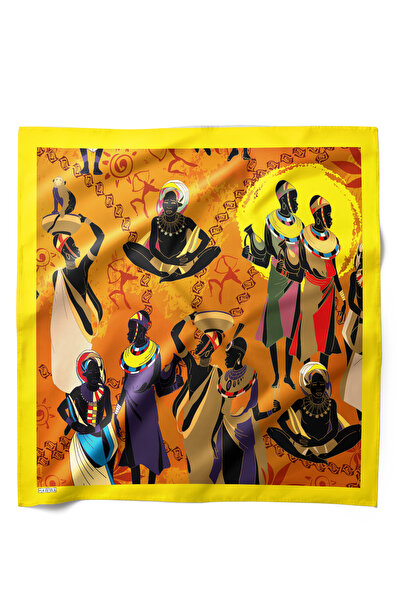 HAWWA وشاح باندانا منقوش أفريقي