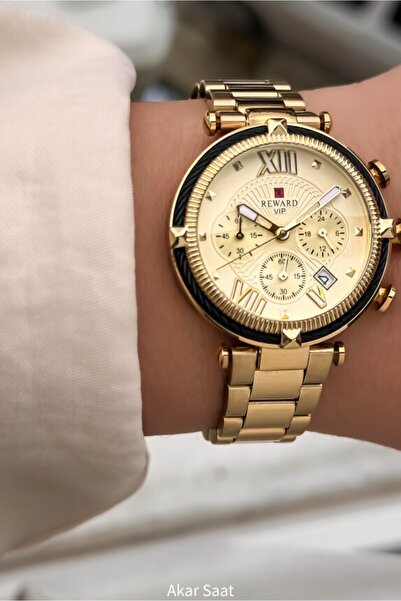 Reward ساعة يد نسائية بحزام فولاذي RD63084L