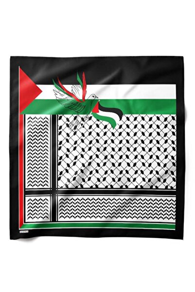 HAWWA وشاح باندانا منقوش فلسطيني 2