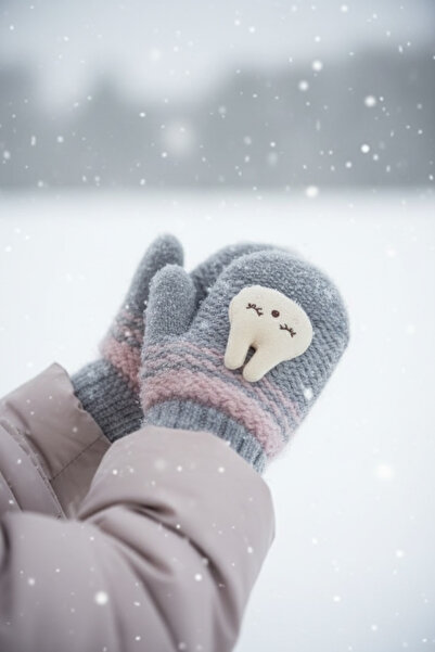 Kitti قفازات حيوانات للأطفال بإصبع واحد 0-3 سنوات