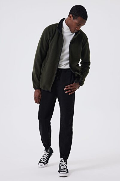 Lee Cooper تي شيرت رجالي من توديو باللون الكاكي