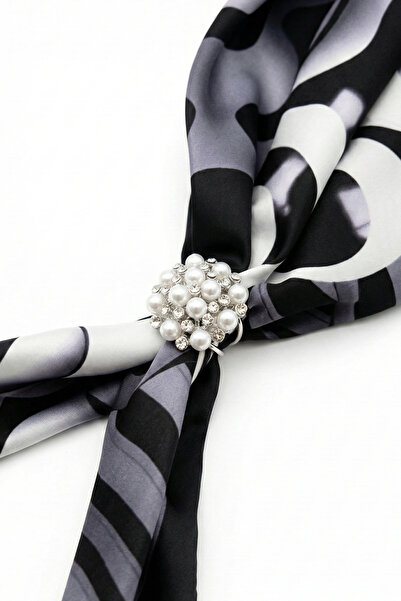 HAWWA خاتم الفضة على شكل وشاح |   خاتم الشال |   حلقة الوشاح