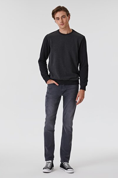 Lee Cooper سويت شيرت رجالي من Newdiagonal باللون الرمادي