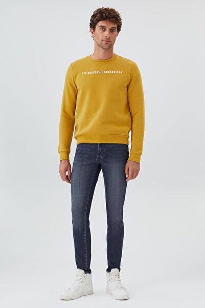 Lee Cooper Steward Erkek Sweatshırt Hardal