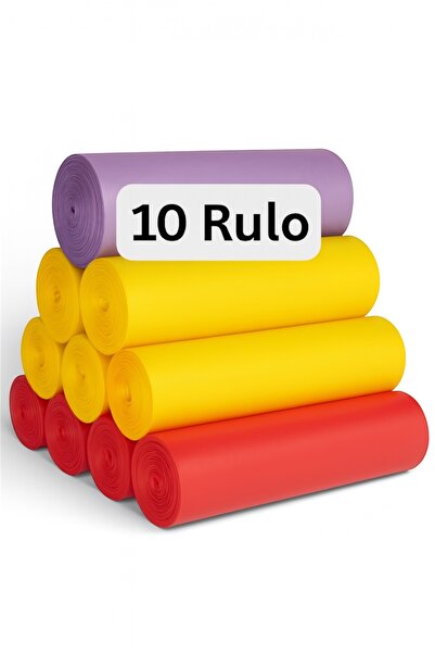 livaambalaj Polmix Büzgülü Lavanta-Çilek-Limon Kokulu Çöp Torbası Poşeti / 55...