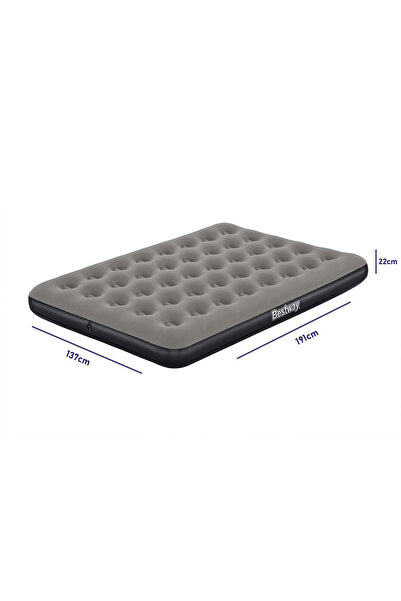 BESTWAY Ultra Queen 2 Kişilik Şişme Yatak + El Pompası Hediyeli 191x137x22cm 671GZ BW143